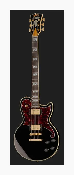 DAngelico DLX Atlantic Bariton Solid BLK, vista posteriore del corpo