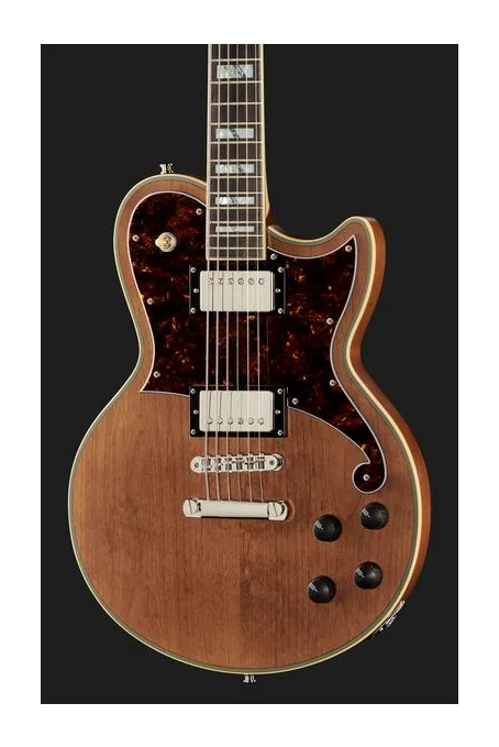 DAngelico DLX Atlantic Baritone Walnut, selettore pickup e jack di uscita