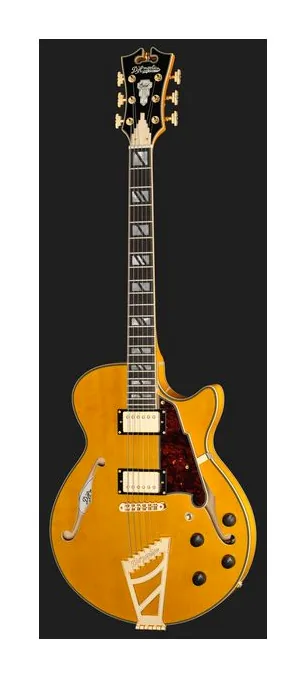 DAngelico Excel SS Amber, profilo laterale del corpo