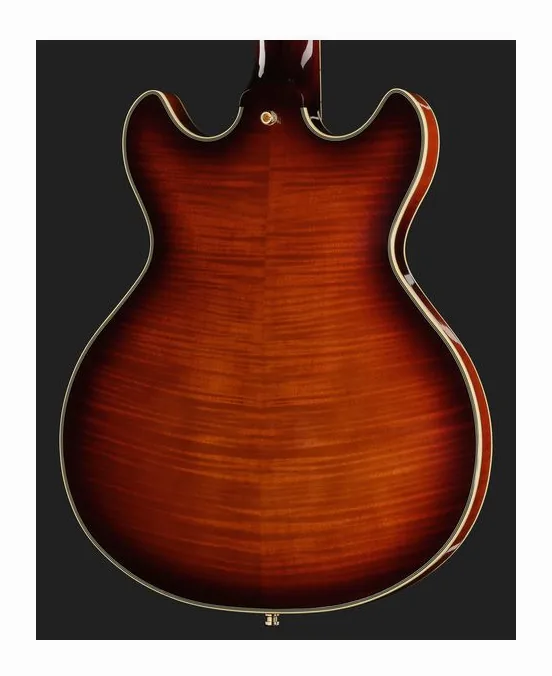 DAngelico Excel Mini DC Amaretto Burst, capotasto e prime posizioni della tastiera