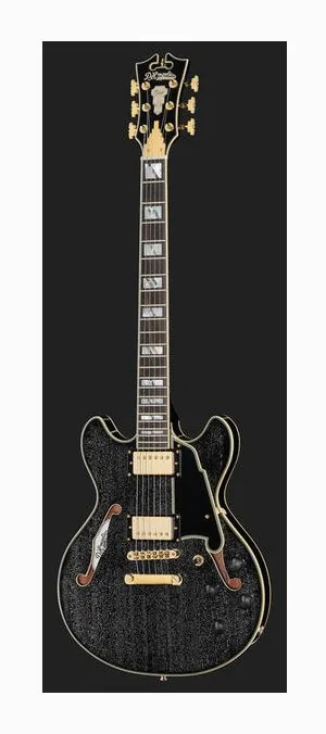 DAngelico Excel Mini DC Black Dog, selettore pickup e jack di uscita