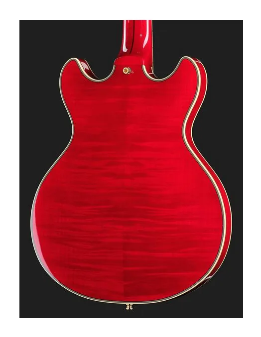 DAngelico Excel Mini DC Trans Cherry 25, capotasto e prime posizioni della tastiera