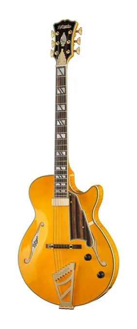 DAngelico Excel SS Soho Amber visto di fronte