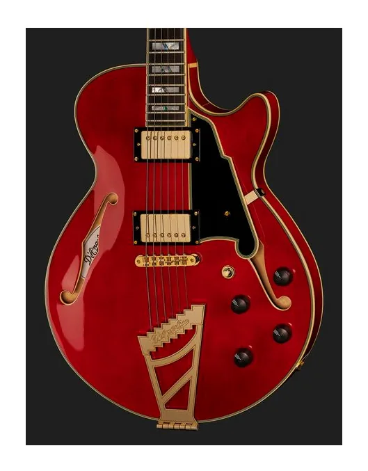 DAngelico Excel SS Trans Cherry, ponte e meccaniche di intonazione