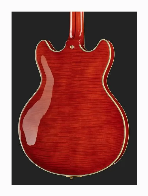 DAngelico Excel DC Viola, selettore pickup e jack di uscita