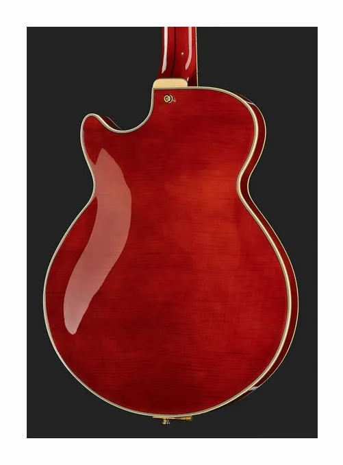 DAngelico Excel SS Viola, selettore pickup e jack di uscita