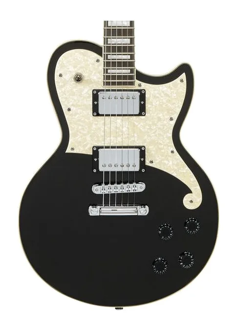 DAngelico Premier Atlantic Black Flake, pickup e manopole dei controlli
