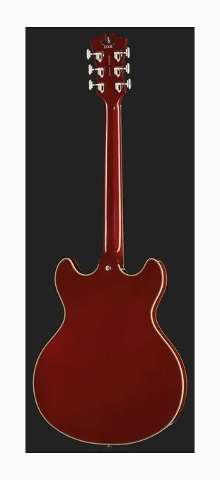 DAngelico Premier DC Burnt Red, capotasto e prime posizioni della tastiera