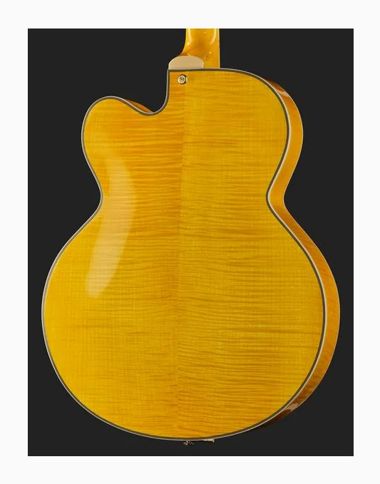 DAngelico Premier EXL1 Honey Blonde, vista posteriore del corpo