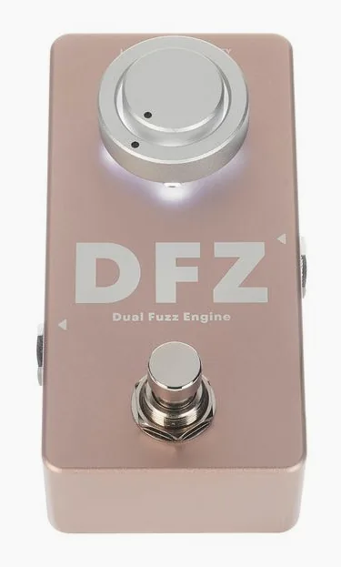 Darkglass DFZ Duality Fuzz, grafica del pannello superiore