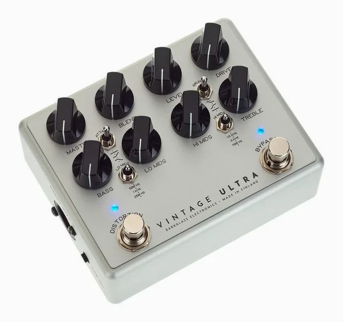 Darkglass Vintage Ultra v2 Aux, grafica del pannello superiore