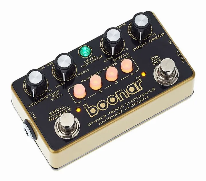 Dawner Prince Boonar Echo-Delay, connettori sul retro dell'unita
