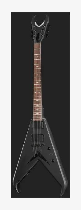 Dean Guitars Kerry King VX BKS, corpo e verniciatura in primo piano