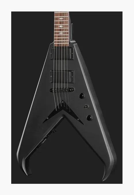 Dean Guitars Kerry King VX BKS, manico e tastiera visti di lato