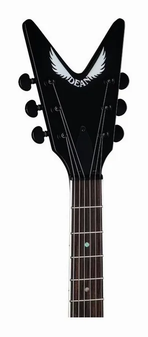 Dean Guitars ML 79 Black Blue Fade, curve del body viste dall'alto