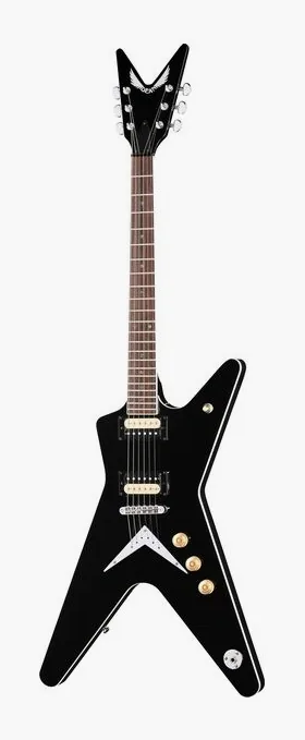Dean Guitars ML 79 Classic Black fotografato frontalmente