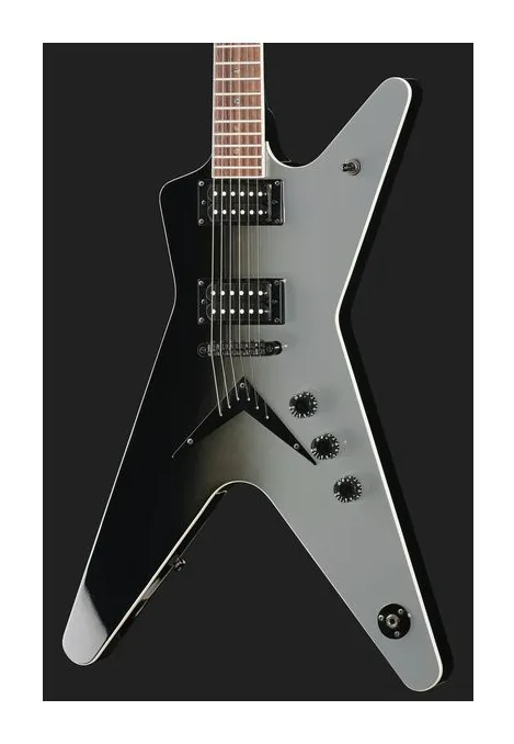 Dean Guitars ML 79 Gray Black Fade, curve del body viste dall'alto