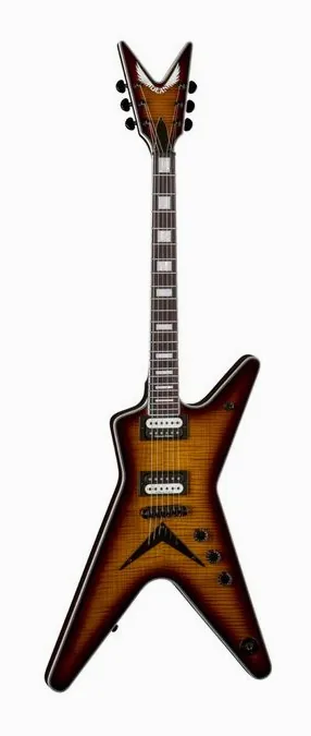Dean Guitars ML Select Flame Top TBZ fotografato frontalmente