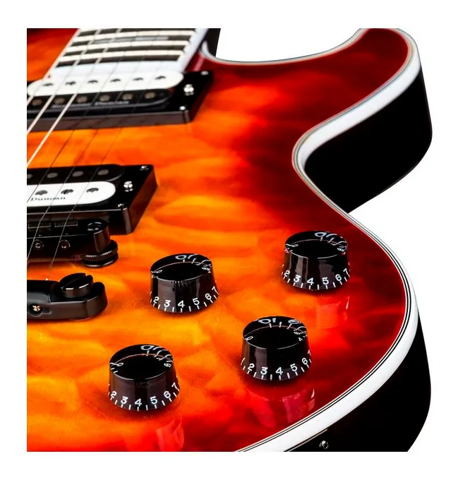 Dean Guitars Thoroughbred Select Quilt TCB, vista posteriore del corpo