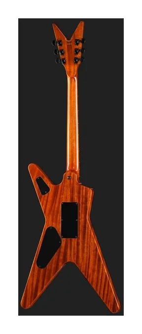 Dean Guitars USA ML Floyd Flame Top Slime, manico e tastiera visti di lato