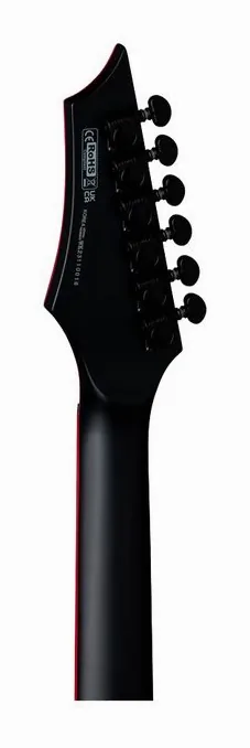 Dean Guitars Vengeance Greg Tribbett BK, manico e tastiera visti di lato