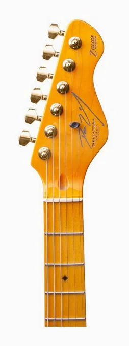 Dean Zelinsky Private Label Dellatera ATW Blonde Flame, selettore pickup e jack di uscita