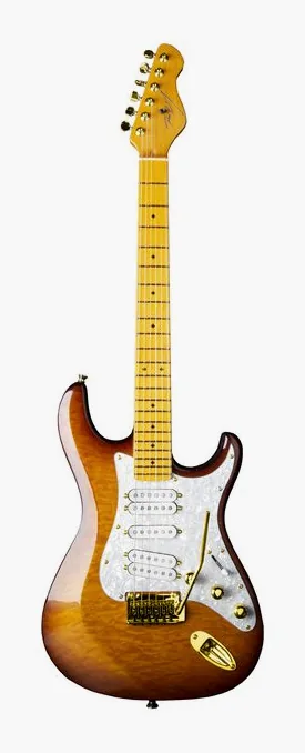 Dean Zelinsky Private Label Tagliare ATW Vintage Sunburst inquadrato di fronte su sfondo neutro