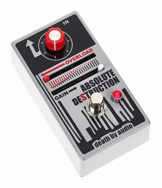 Death by Audio Absolute Destruction - Fuzz, led e interruttore a pedale