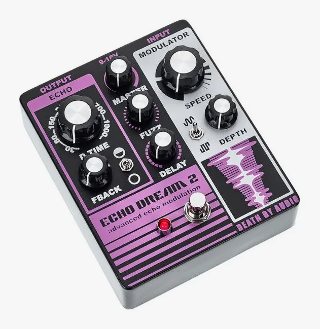 Death by Audio Echo Dream 2, connettori sul retro dell'unita