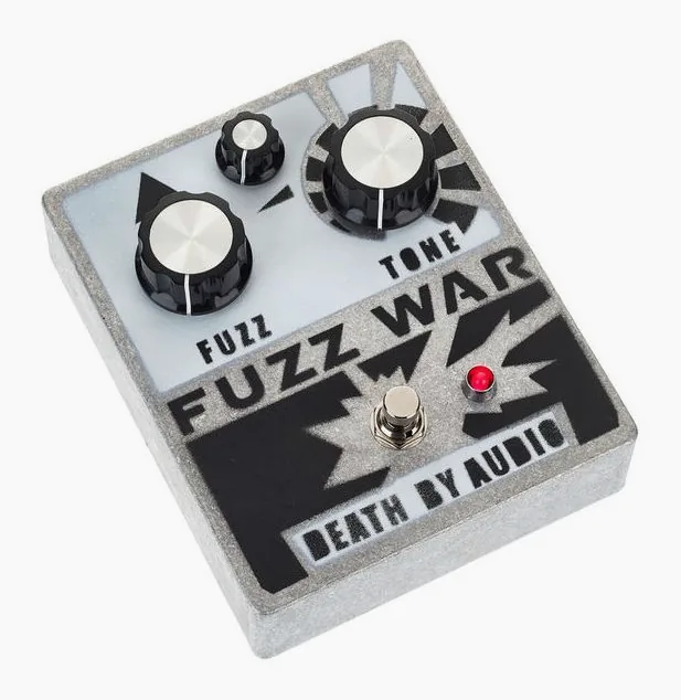 Death by Audio Fuzz War, grafica del pannello superiore