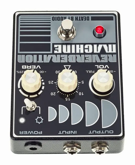 Death by Audio Reverberation Machine, connettori sul retro dell'unita