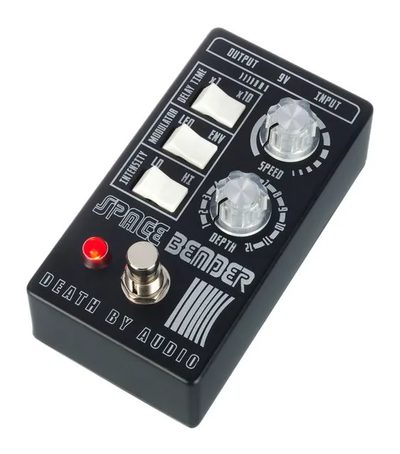 Death by Audio Space Bender Chorus/Module., manopole viste dall'alto