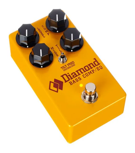 Diamond Bass Compressor EQ, led e interruttore a pedale