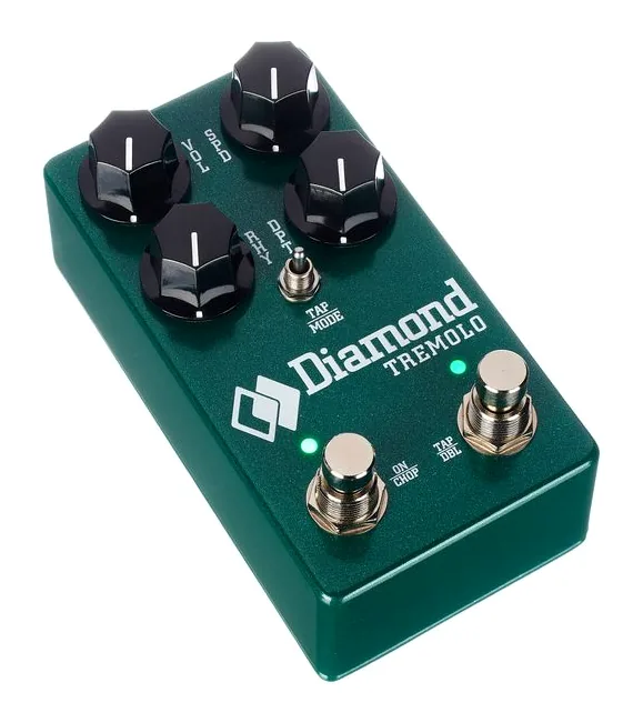 Diamond Tremolo, led e interruttore a pedale