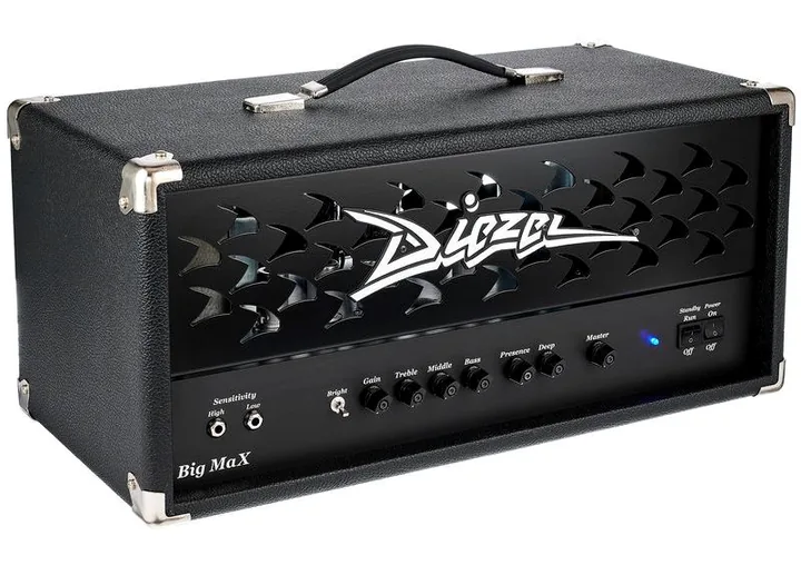 Diezel Big MaX, retro con le prese di collegamento