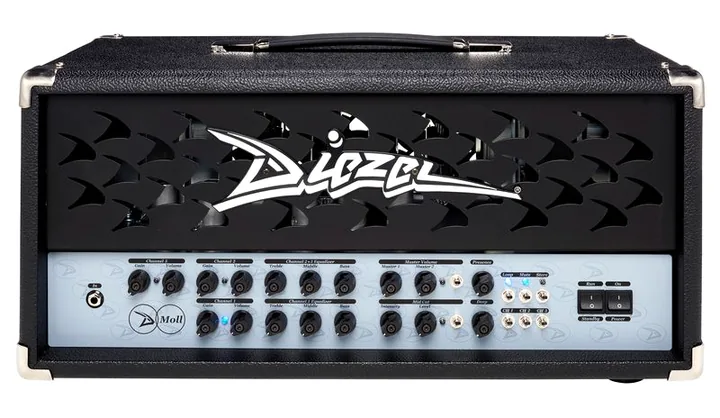 Diezel D-Moll EL34 Classic Head, pannello dei controlli in primo piano