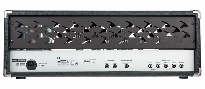 Diezel VH2 EL34 Head, pannello dei controlli in primo piano