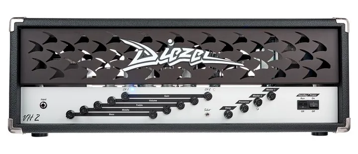 Diezel VH2 EL34 Head, vista laterale del cabinet