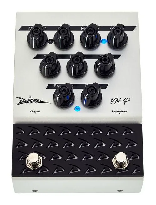 Diezel VH4-2 Pedal, footswitch in primo piano
