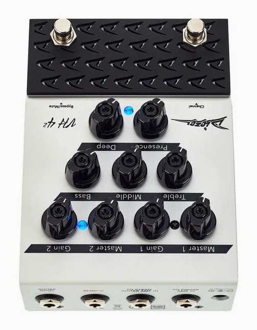 Diezel VH4-2 Pedal, grafica del pannello superiore