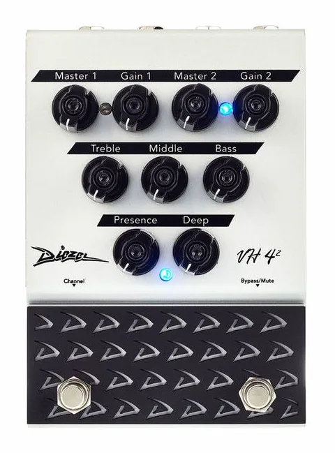 Diezel VH4-2 Pedal, footswitch in primo piano