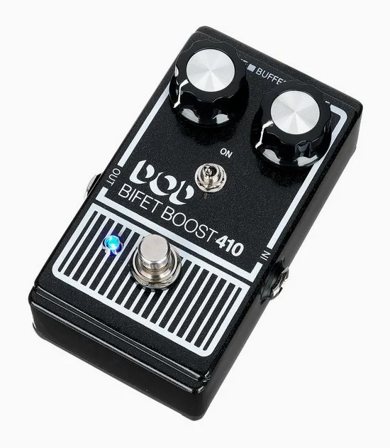 Digitech DOD Bifet Boost 410, grafica del pannello superiore