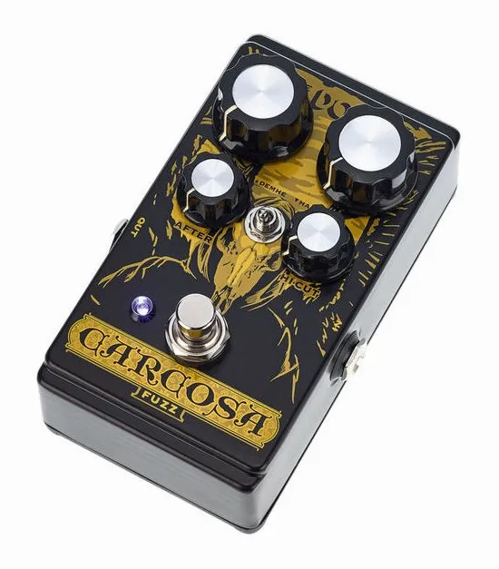 Digitech DOD Carcosa Fuzz, ingressi e uscite laterali
