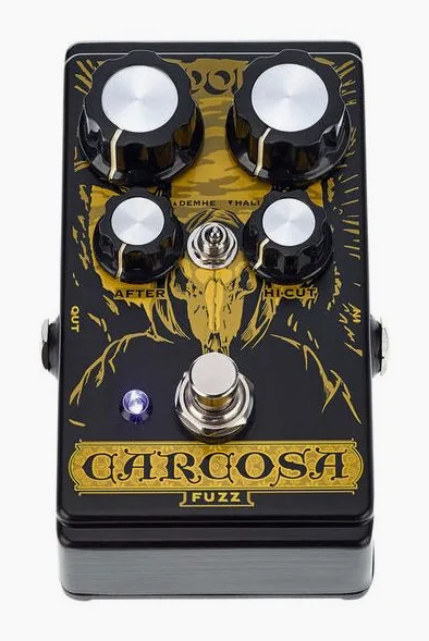 Digitech DOD Carcosa Fuzz, ingressi e uscite laterali