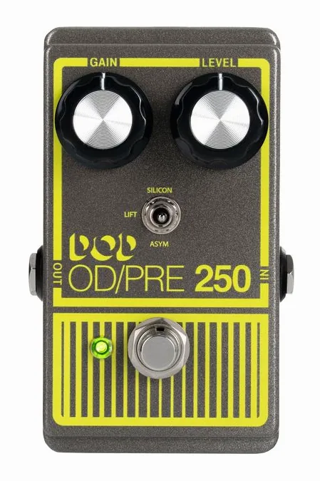Digitech DOD Overdrive Preamp 250-X, led e interruttore a pedale