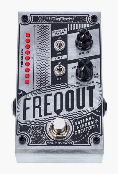 Digitech FreqOut, connettori sul retro dell'unita