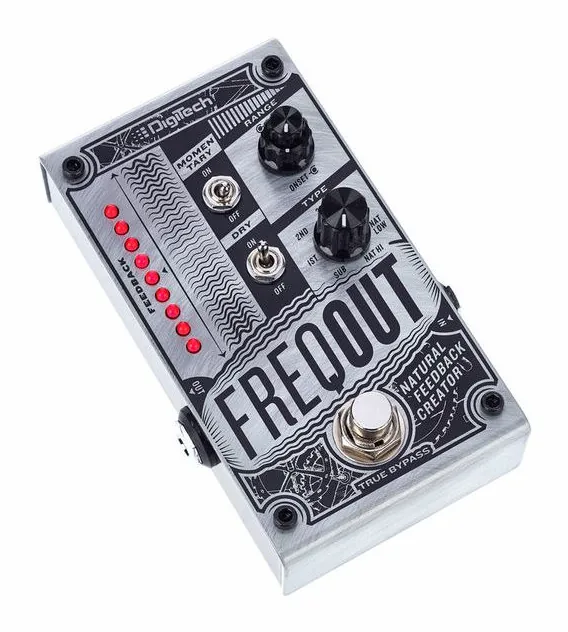 Digitech FreqOut, grafica del pannello superiore