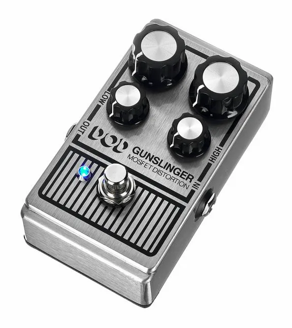 Digitech DOD Gunslinger, connettori sul retro dell'unita