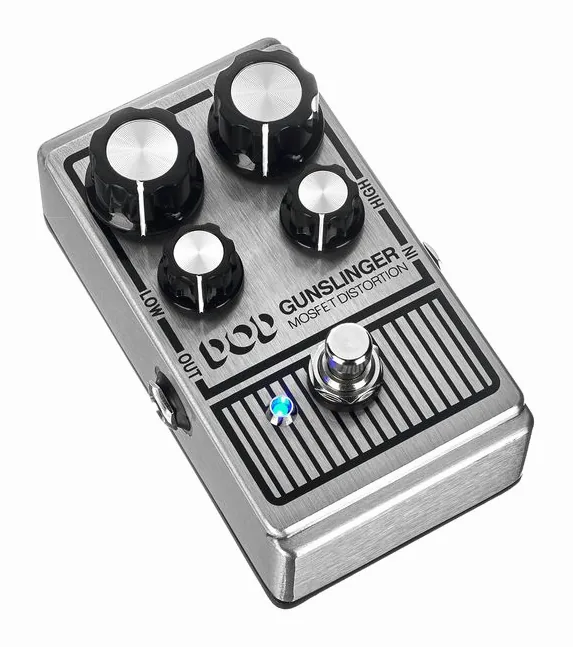 Digitech DOD Gunslinger, connettori sul retro dell'unita