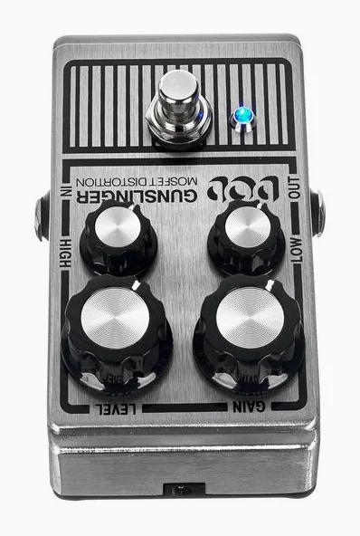 Digitech DOD Gunslinger, connettori sul retro dell'unita